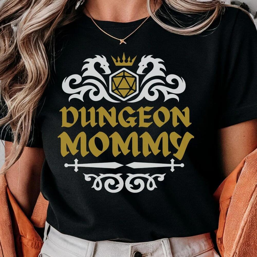 Dungeon Mommy Shirt, D&D Shirt Mom, Geeky Nerdy Mothers Day  t-shirt